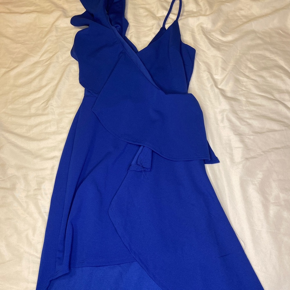 Royal blue dress